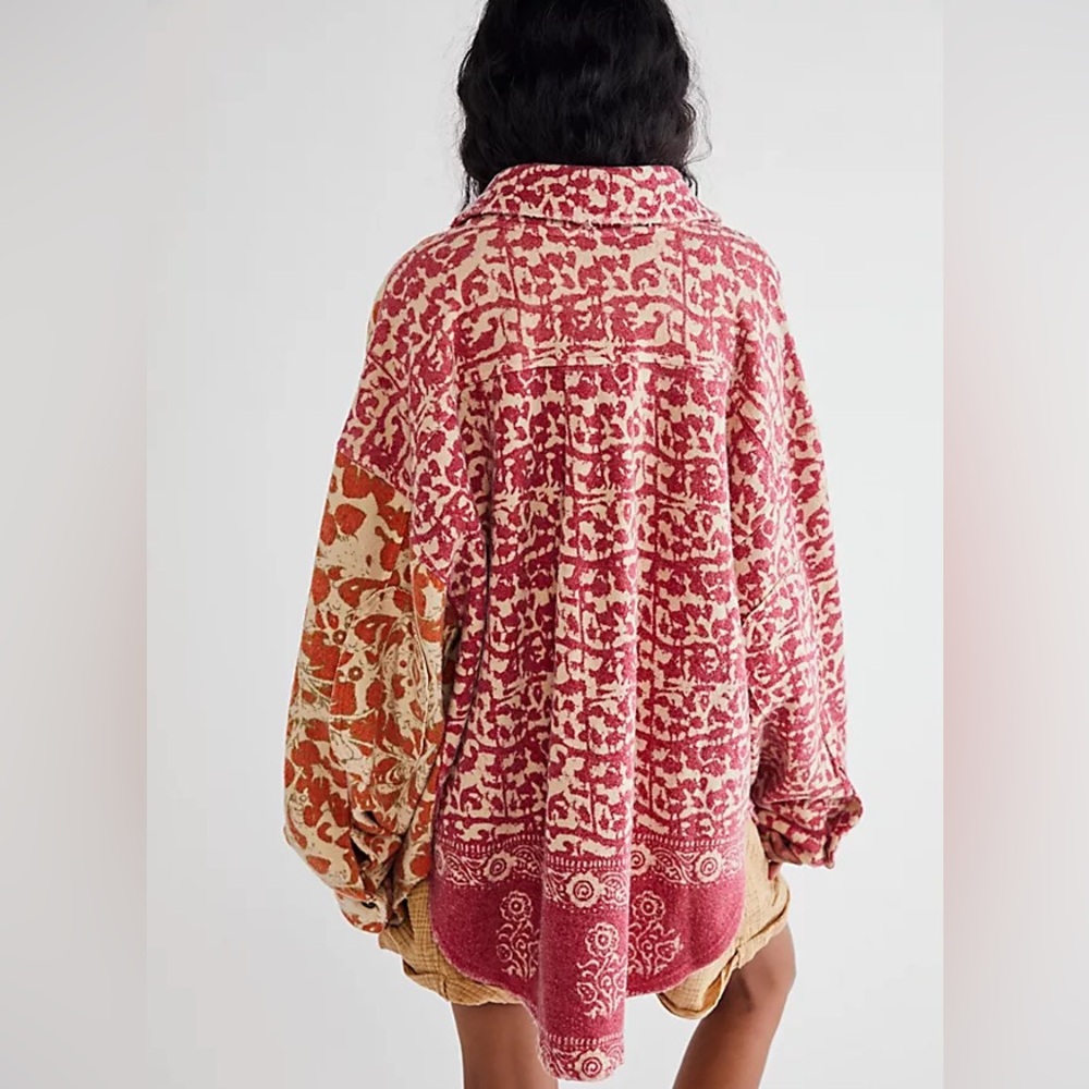 Free People Ruby Printed Shacket - image 3